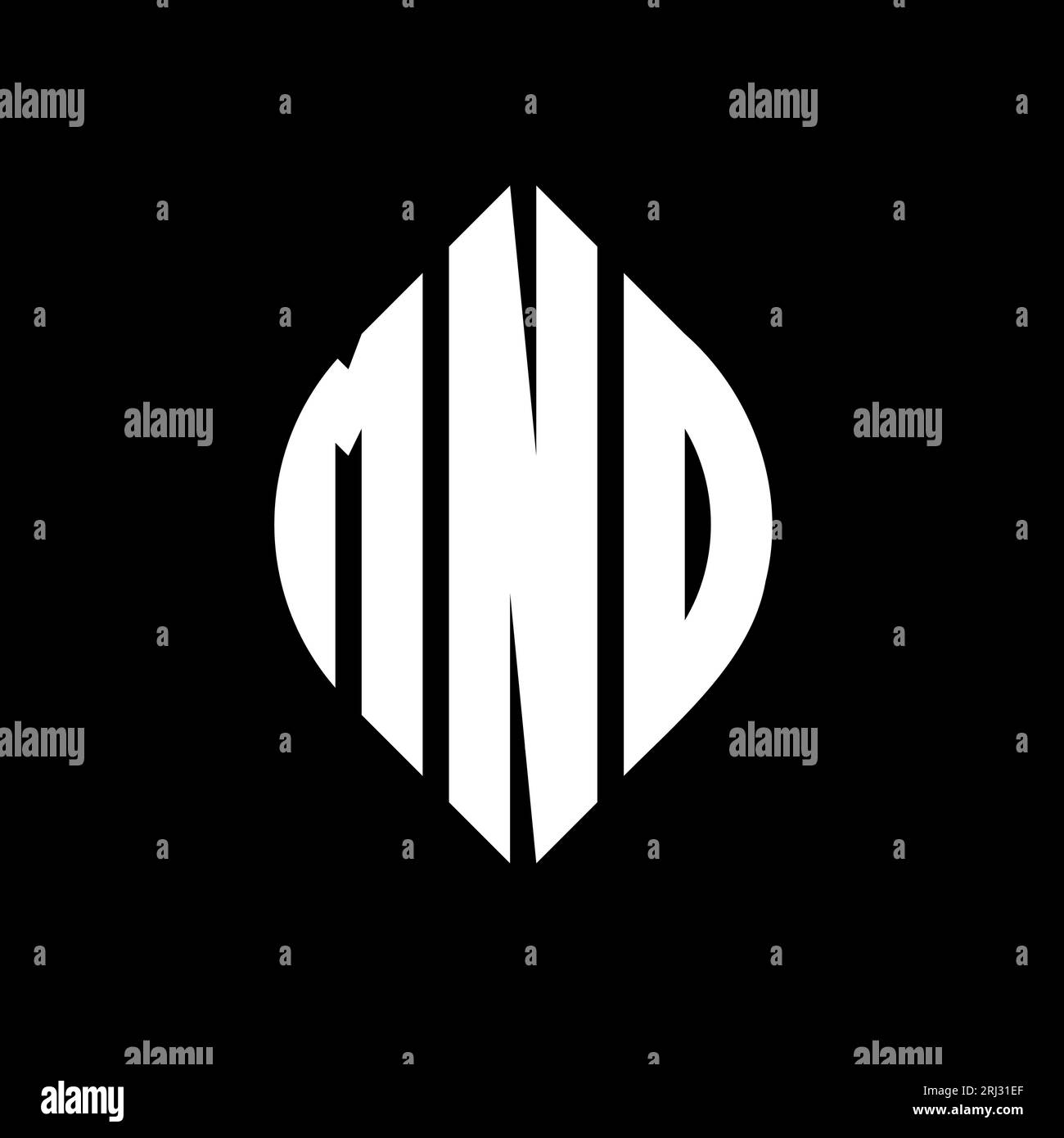 MNO circle letter logo design with circle and ellipse shape. MNO ...