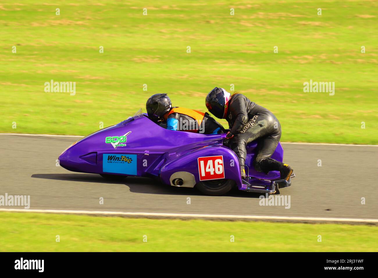 Darlington and District Motor Club at Cadwell Park Stock Photo