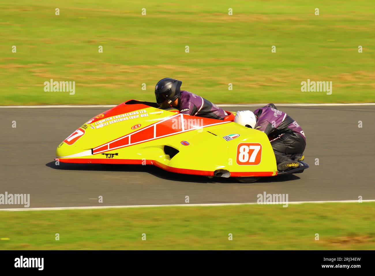 Darlington and District Motor Club at Cadwell Park Stock Photo