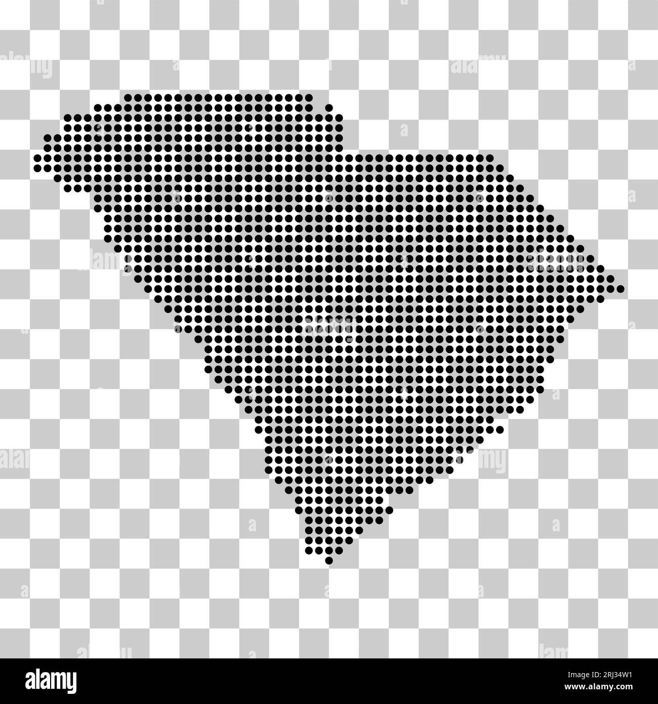 South carolina map shape united - South Carolina Map Shape United States Of America Flat Concept Icon Symbol Vector Illustration 2RJ34W1 