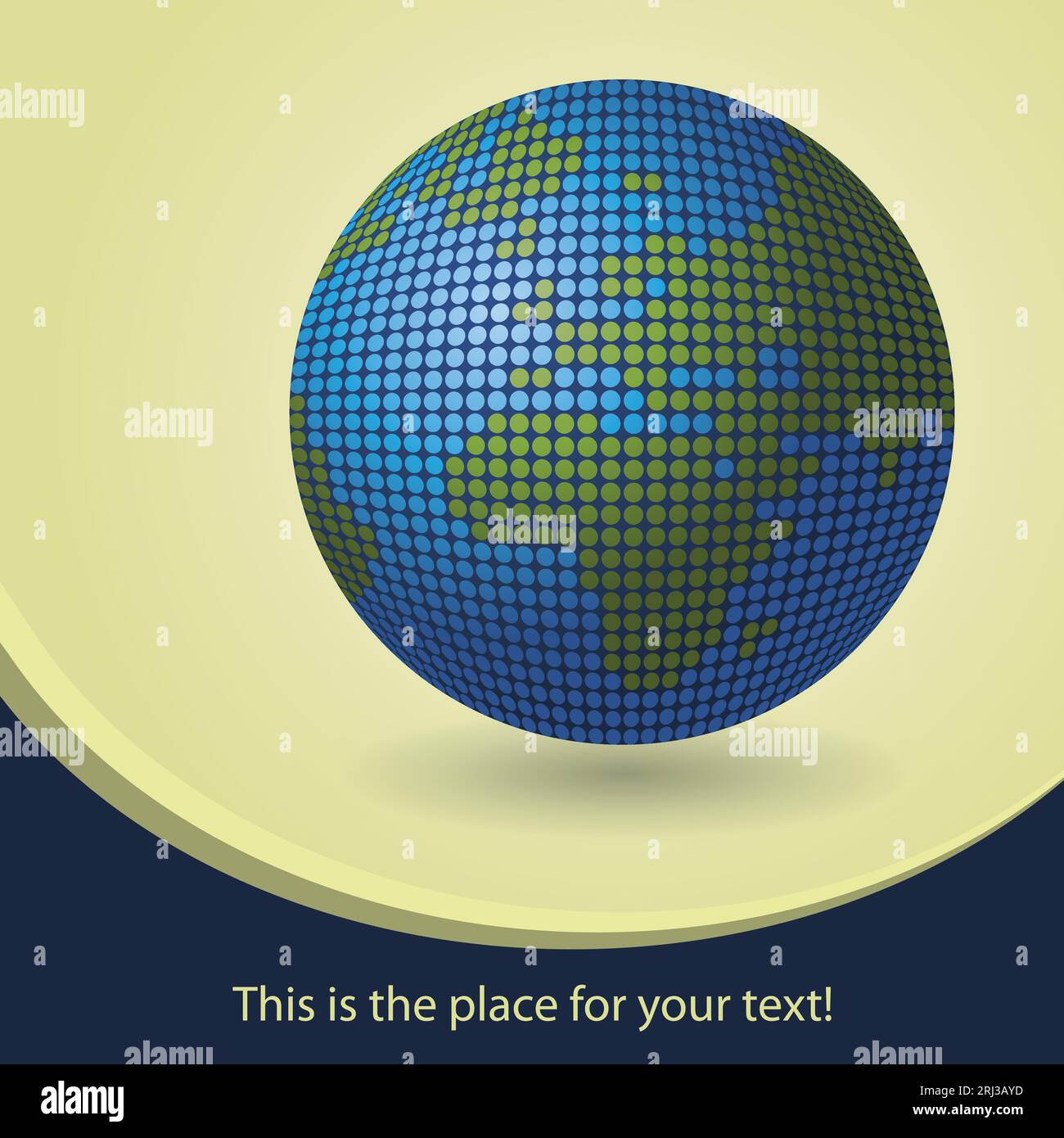 World Map Vector Stock Vector Image - World Map Vector 2RJ3AYD 