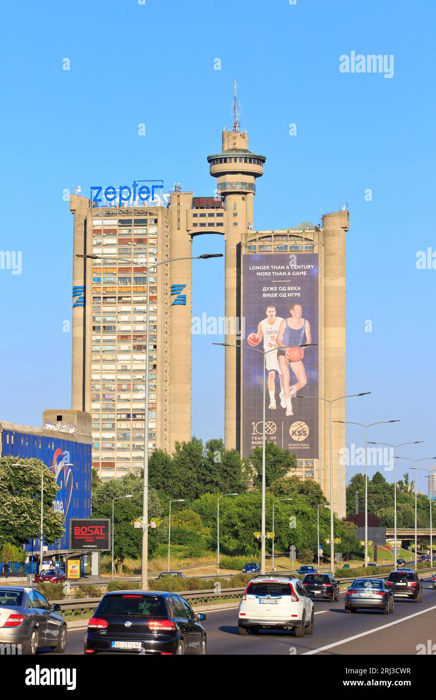 The Western City Gate 1977 Aka Genex Tower By Serbian Architect 