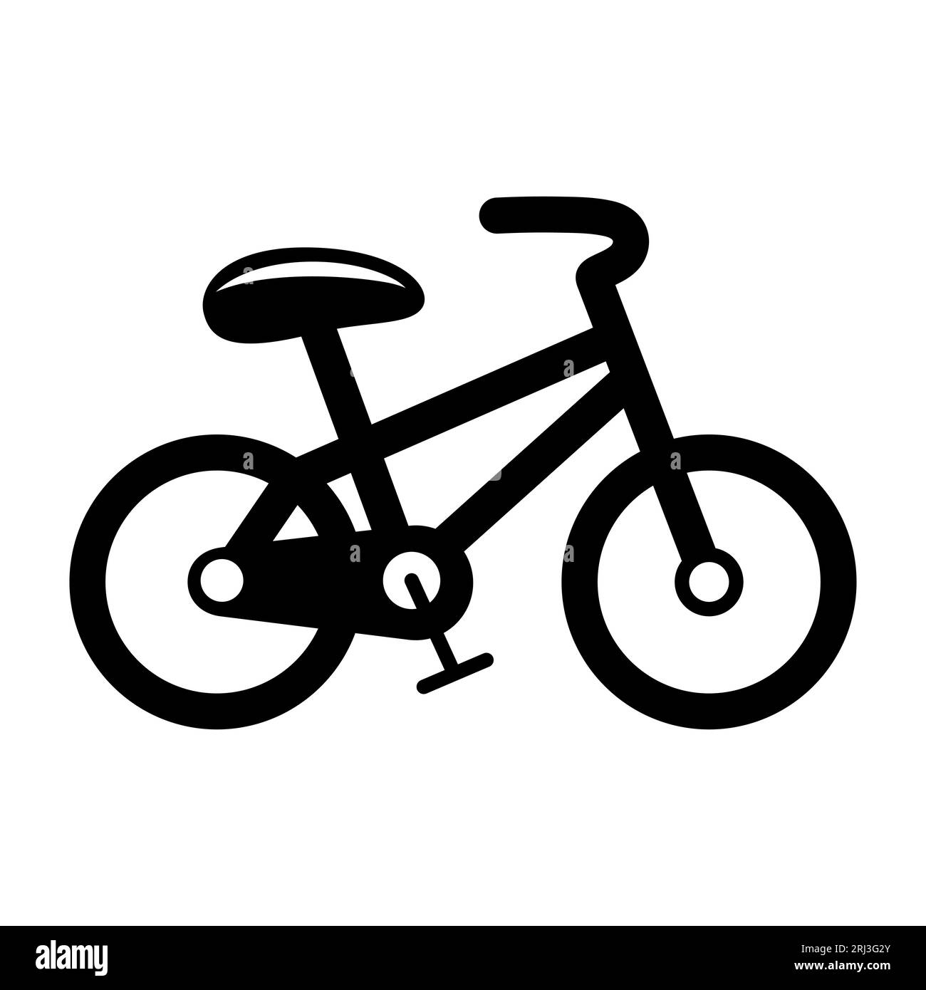 Minimalistic bicycle icon vector hi-res stock photography and images ...