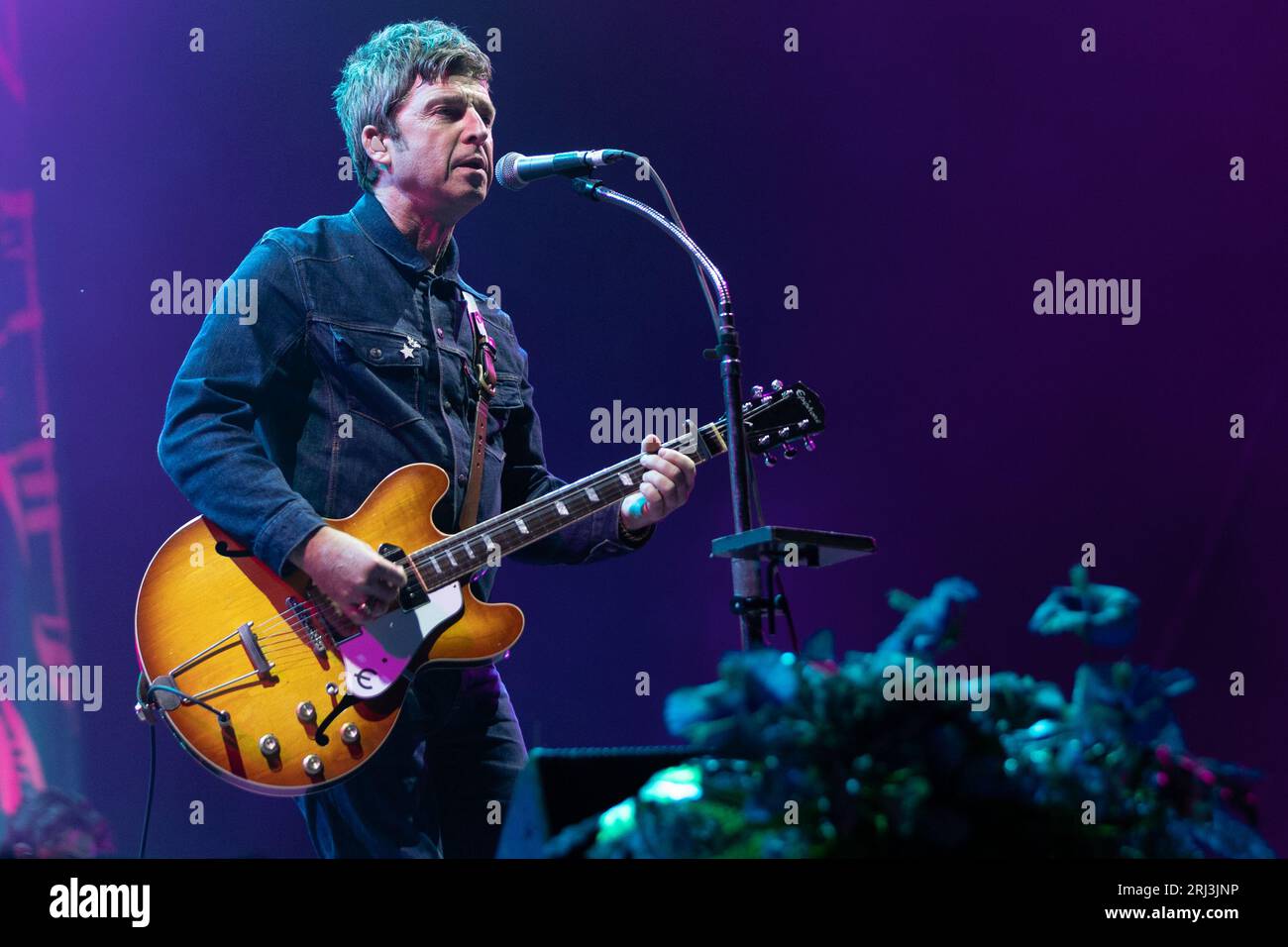 Durham, UK - Noel Gallaghers High Flying Birds perform at Hardwick ...