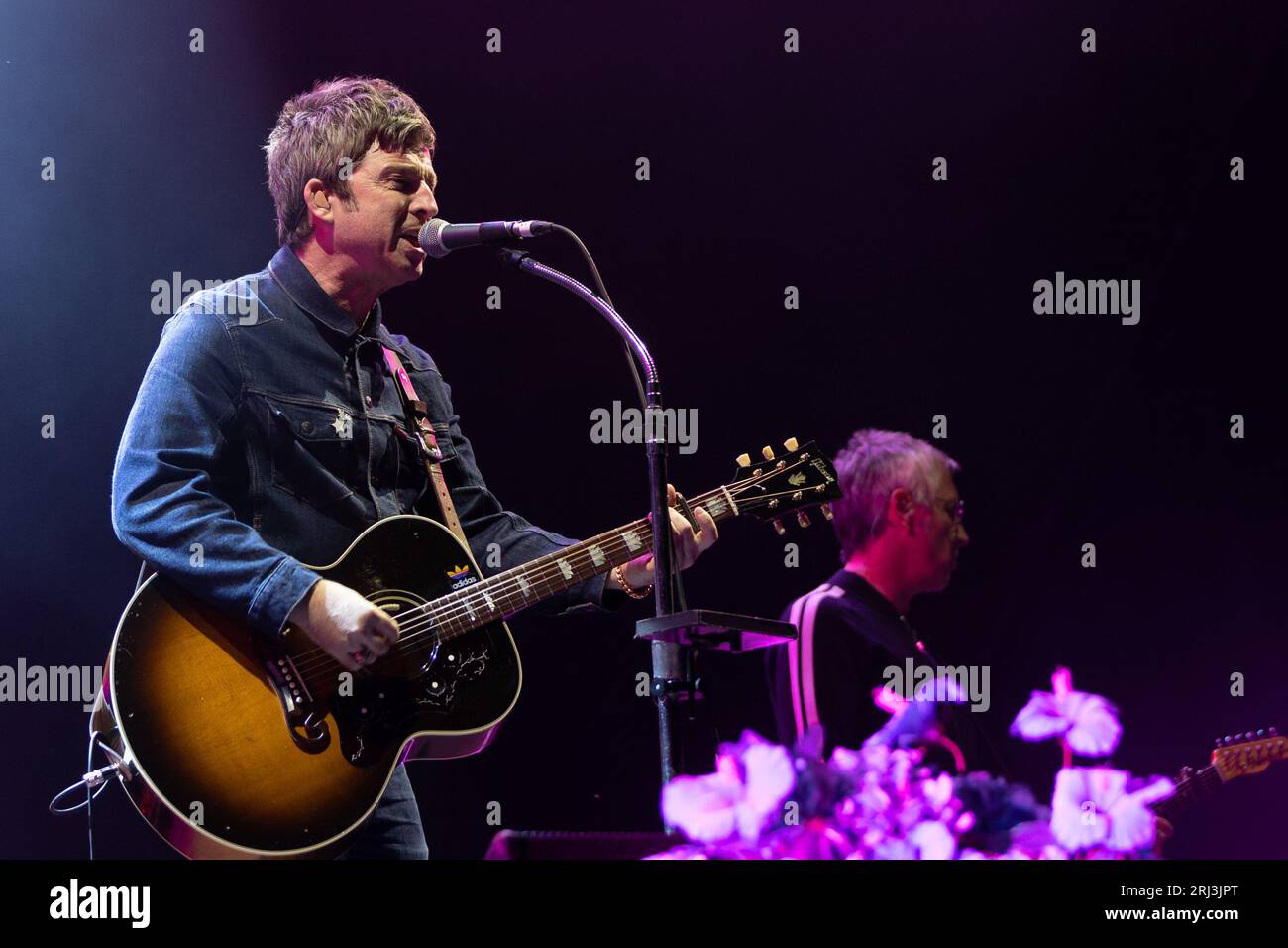 Durham, UK Noel Gallaghers High Flying Birds perform at Hardwick Festival, 20th Aug 2023