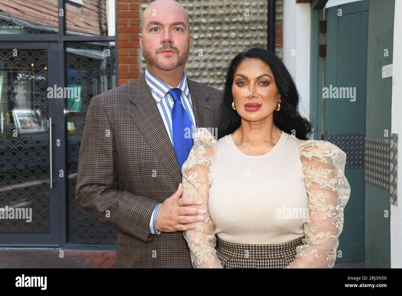 Actress Jeanine Nerissa Sothcott out and about in the Lanes in Brighton