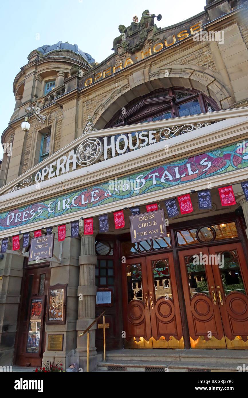 The Opera House by Frank Matcham,, The Square, Water St, Buxton, High Peak, Derbyshire, England, UK, SK17 6XN Stock Photo