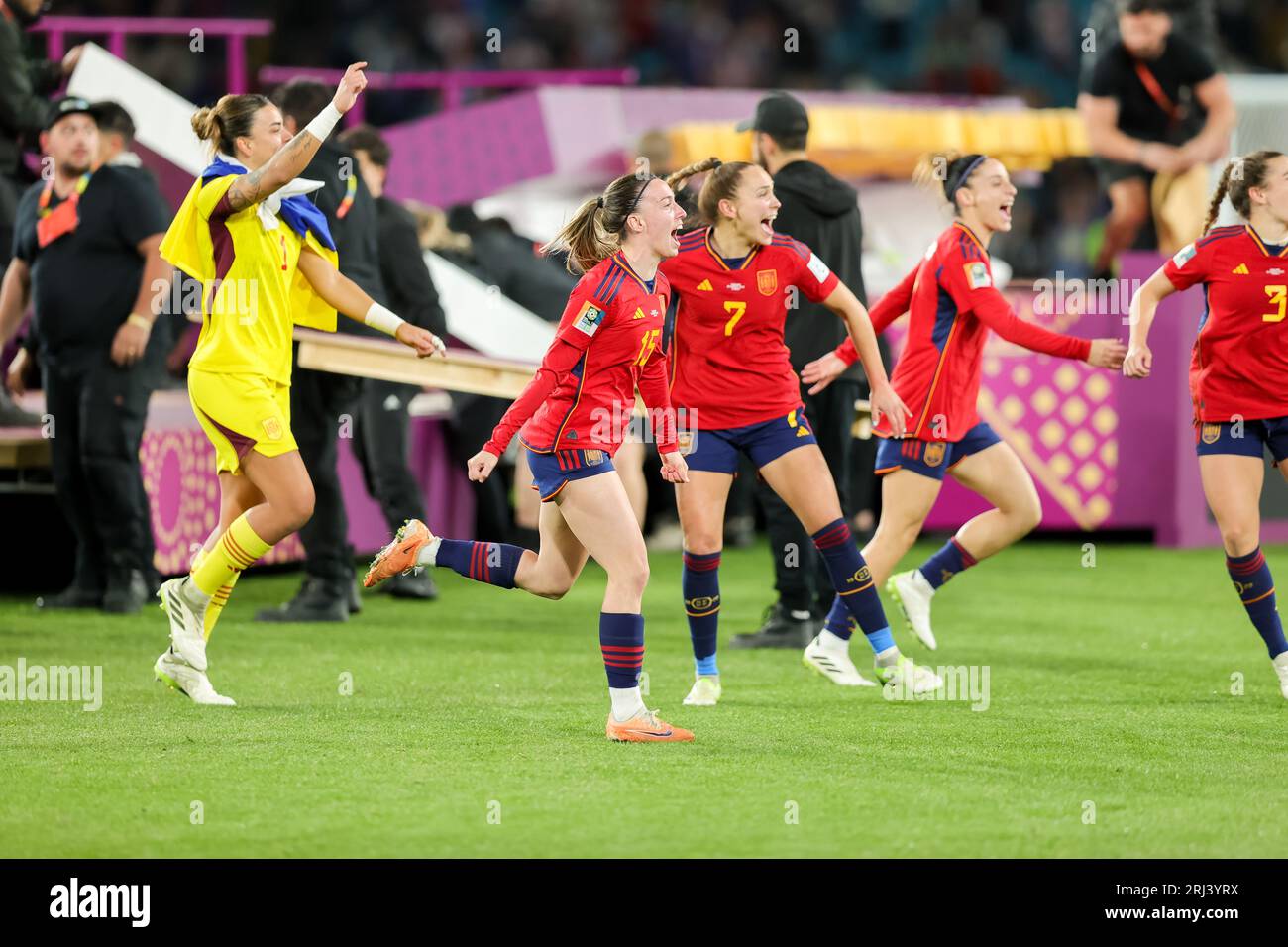 Sydney, Australia, 20th Aug, 2023. Spain vs England FIFA Women's World Cup Finals. Victor Modo Stock Photo