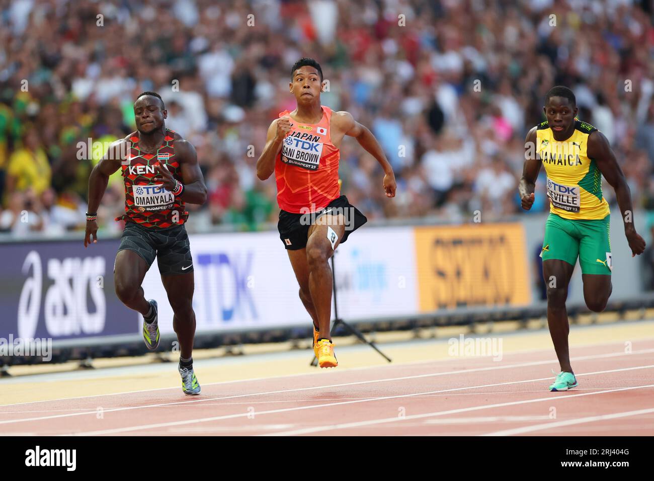 National Athletics Centre, Budapest, Hungary. 20th Aug, 2023. (L to R ...