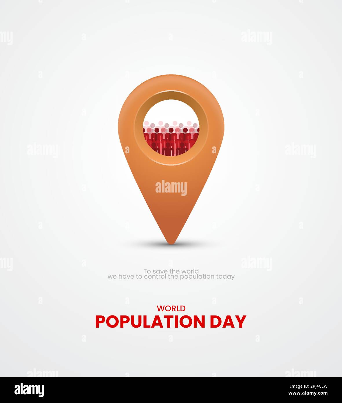 World Population Day, creative concept design for banner, poster, and ...