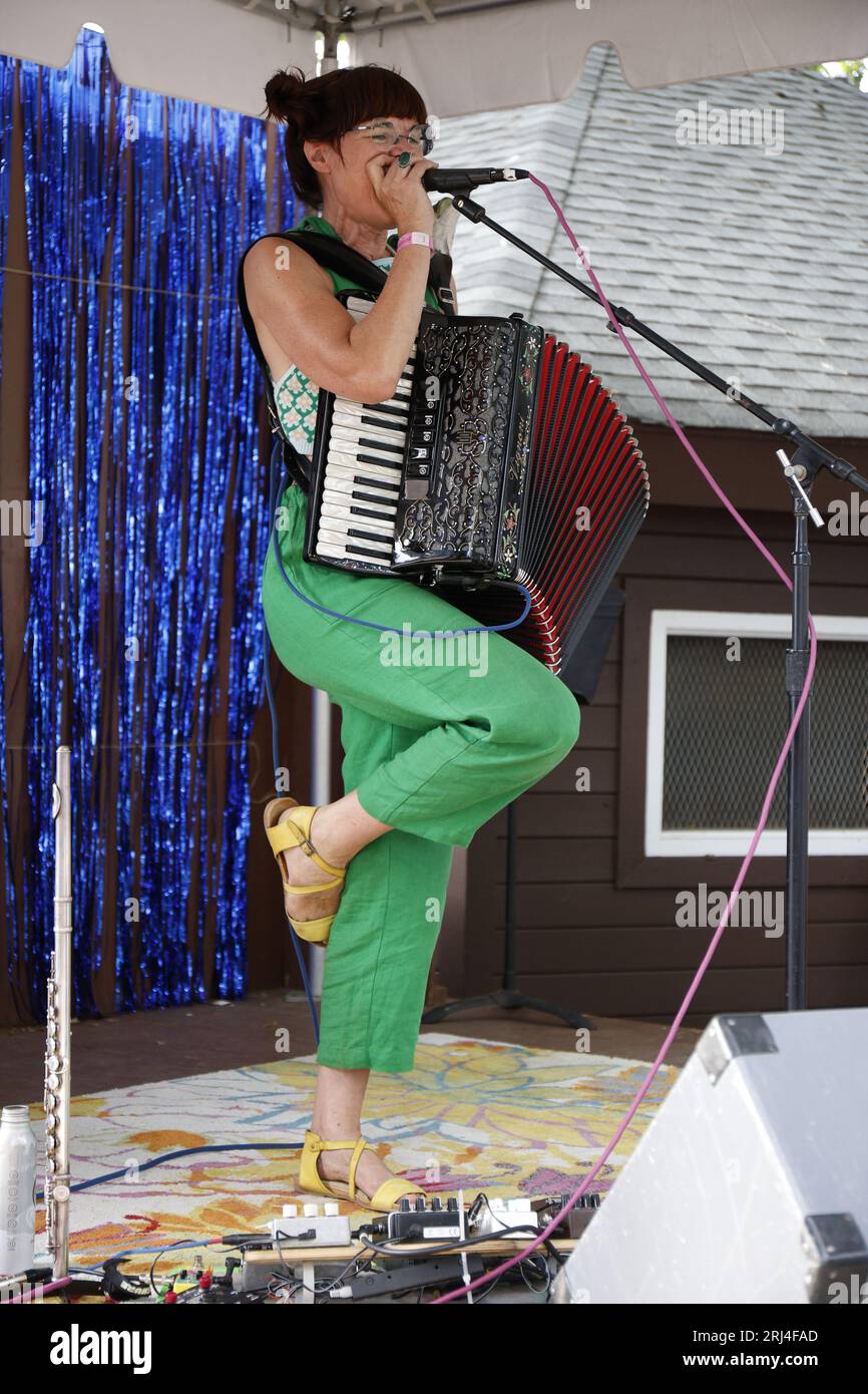 Cotati, California, USA. 20th Aug, 2023. Songstress “Jet Black Pearl