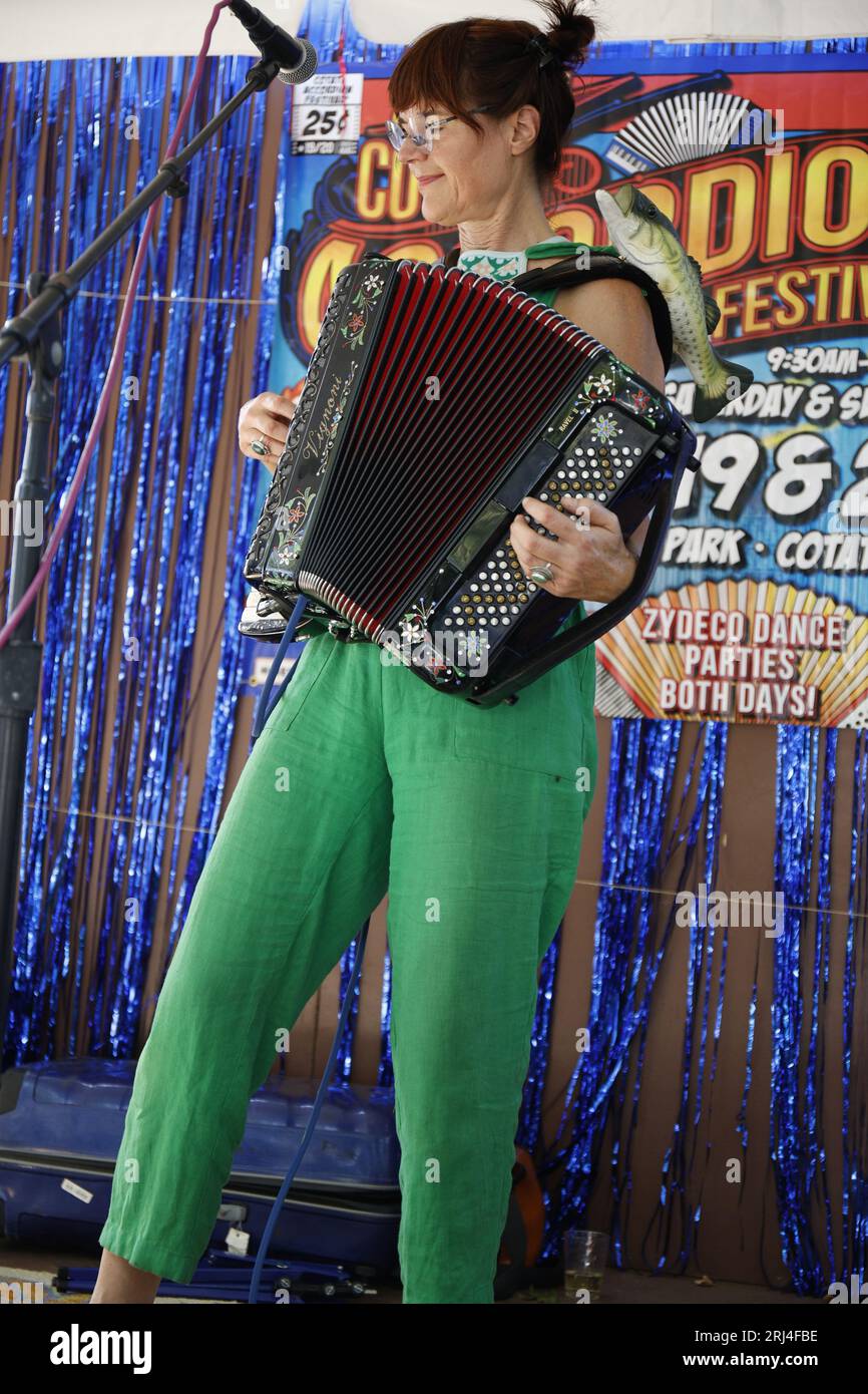 Cotati, California, USA. 20th Aug, 2023. Songstress “Jet Black Pearl