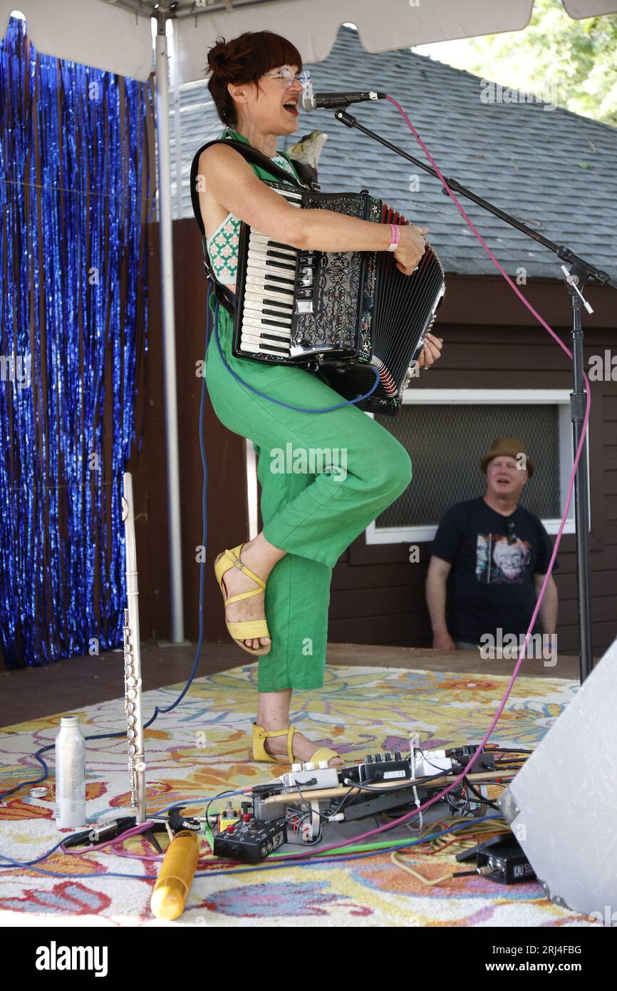 Cotati, California, USA. 20th Aug, 2023. Songstress “Jet Black Pearl