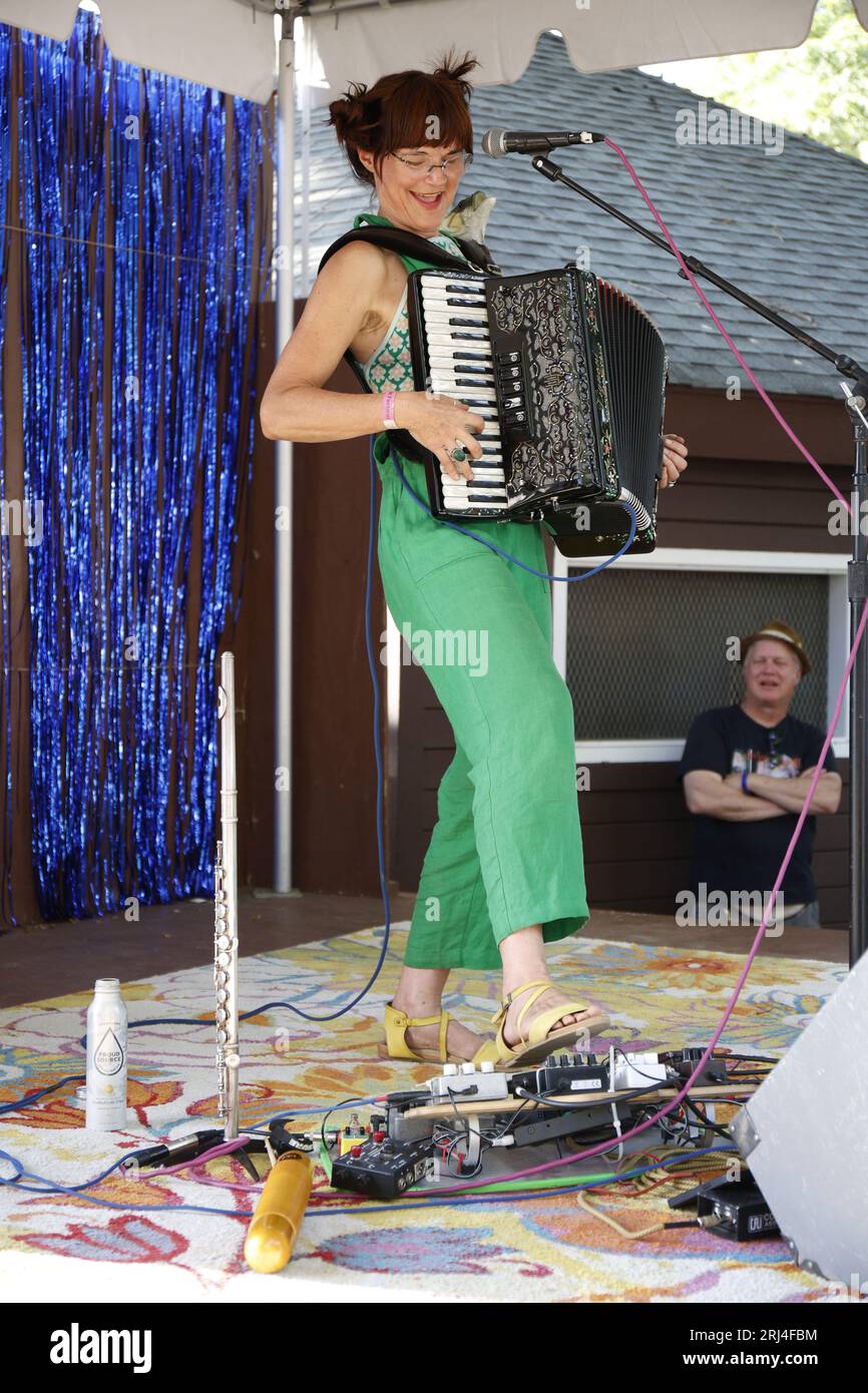 Cotati, California, USA. 20th Aug, 2023. Songstress “Jet Black Pearl