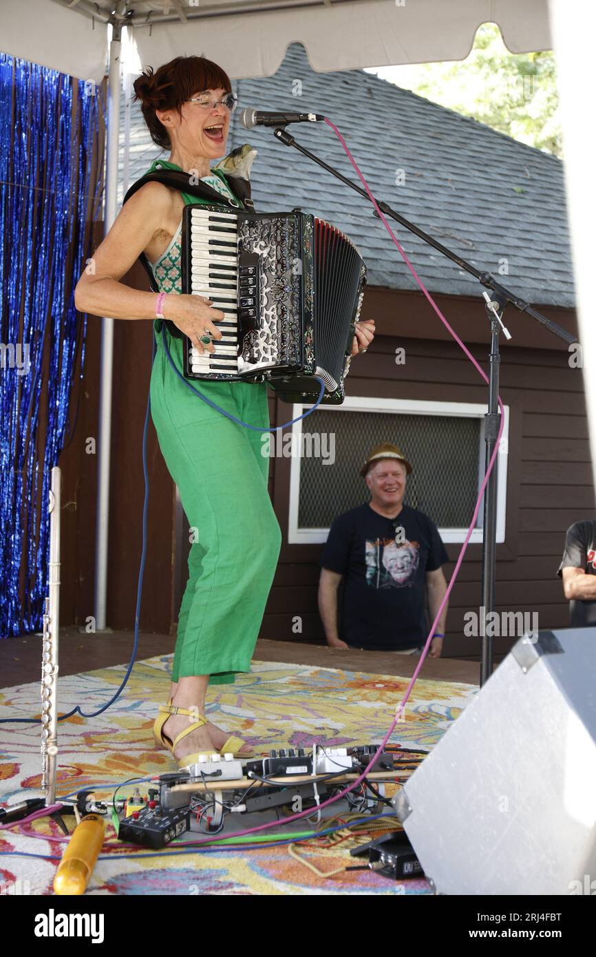 Cotati, California, USA. 20th Aug, 2023. Songstress “Jet Black Pearl