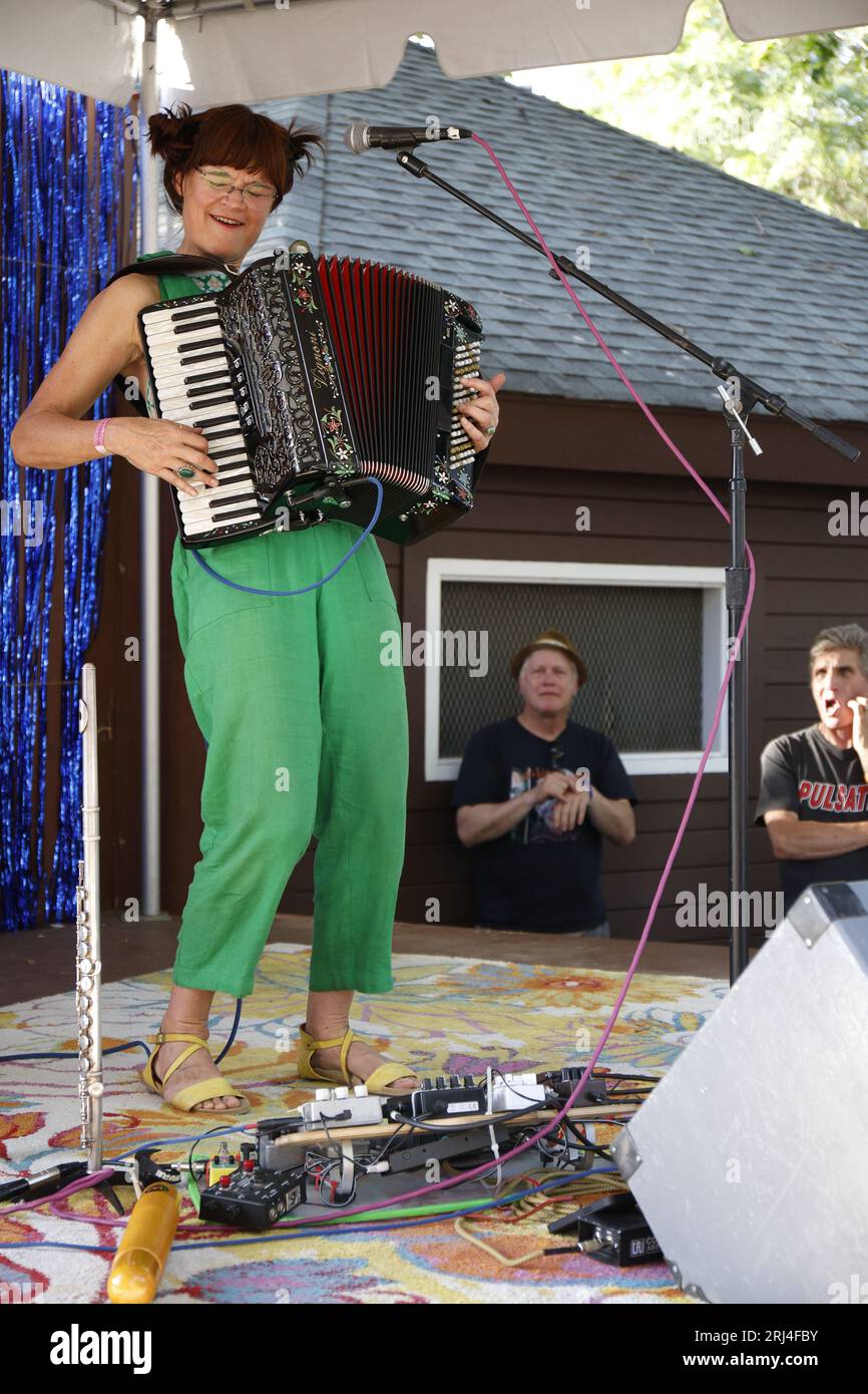 Cotati, California, USA. 20th Aug, 2023. Songstress “Jet Black Pearl