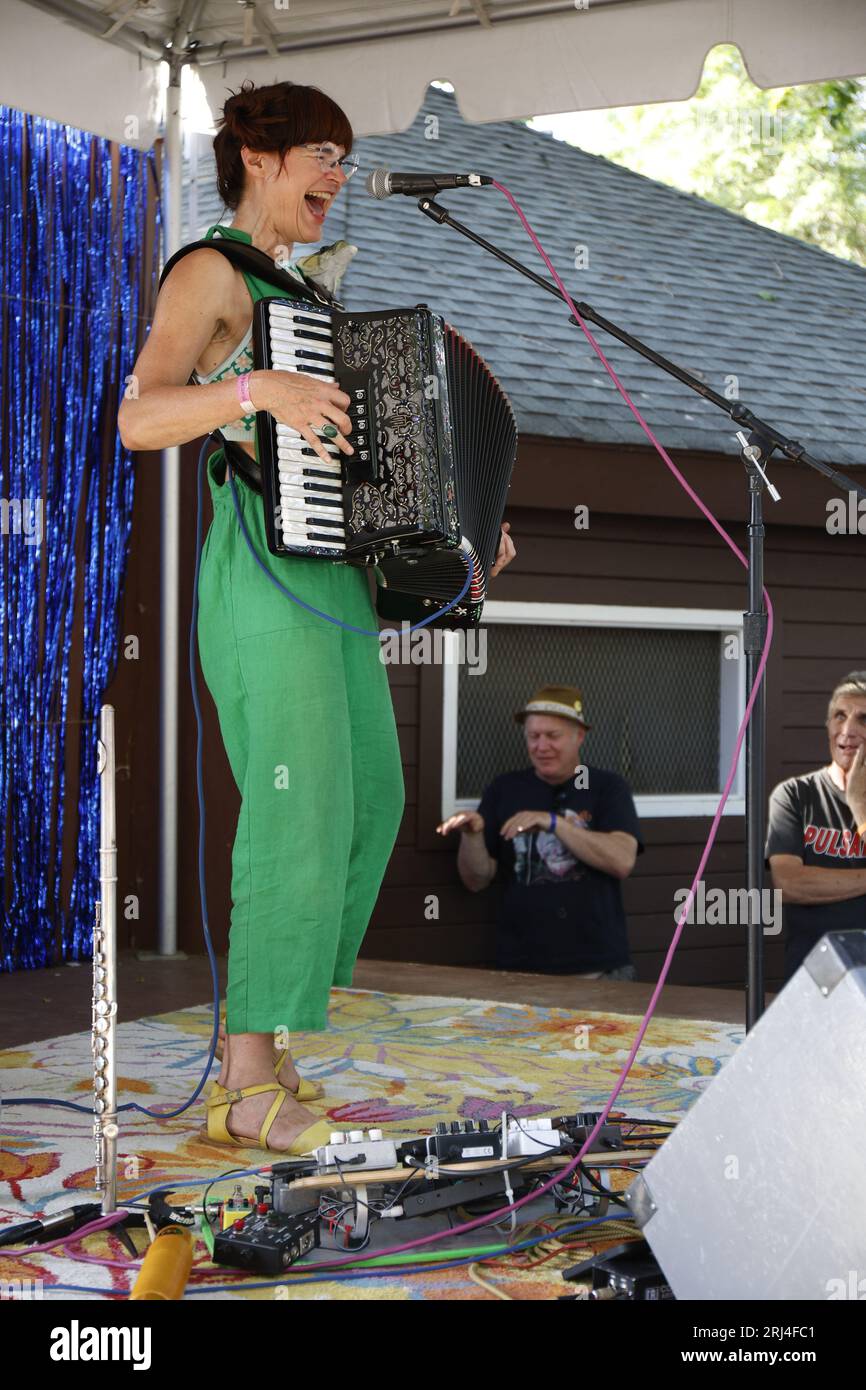 Cotati, California, USA. 20th Aug, 2023. Songstress “Jet Black Pearl