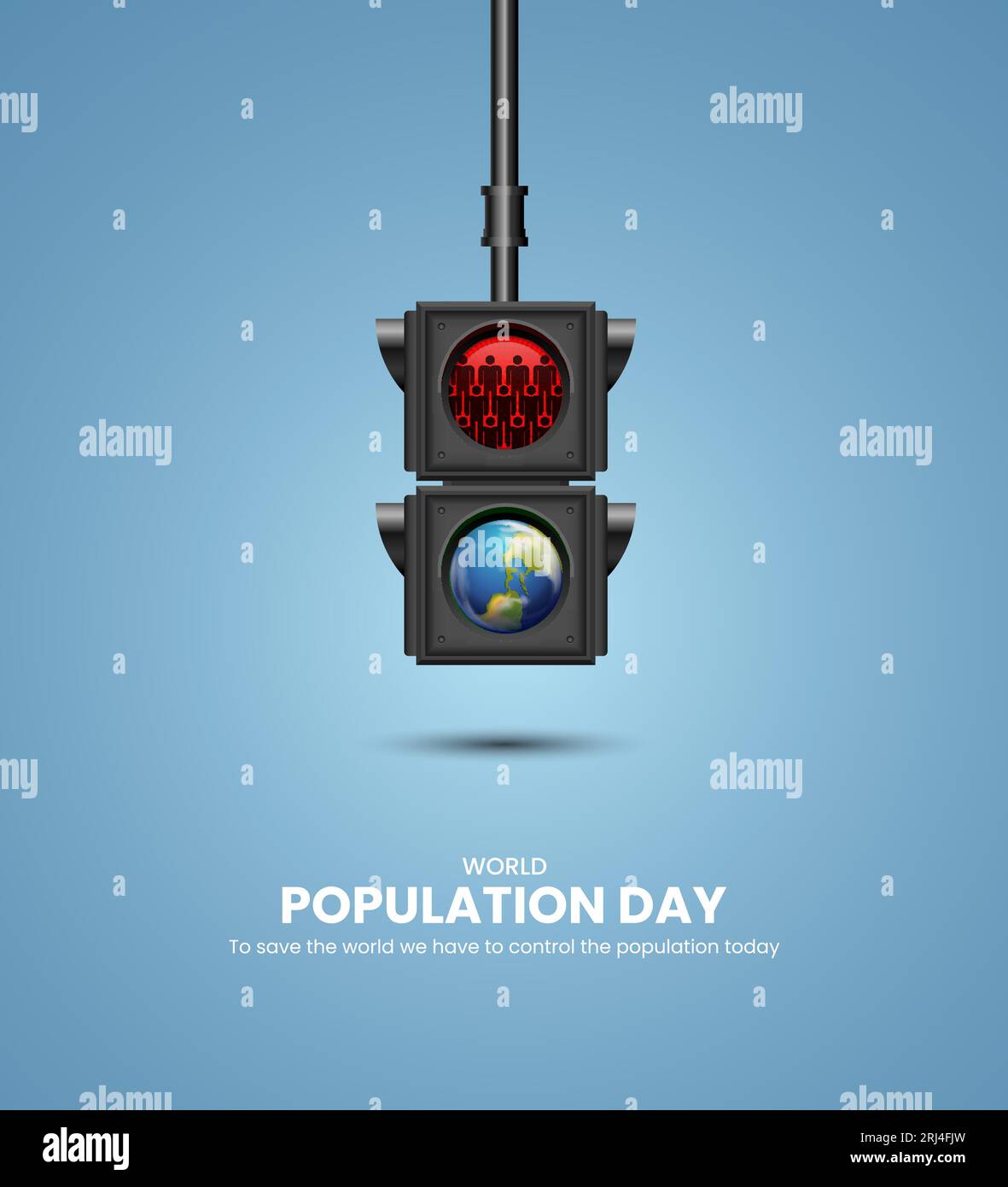 World Population Day, creative concept design for banner, poster, and ...