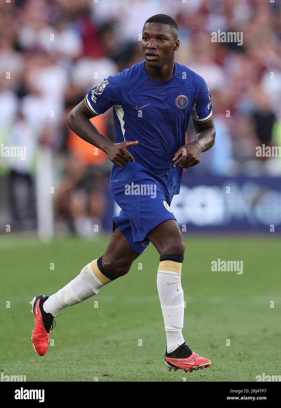 London, UK. 20th Aug, 2023. Moises Caicedo of Chelsea during the ...