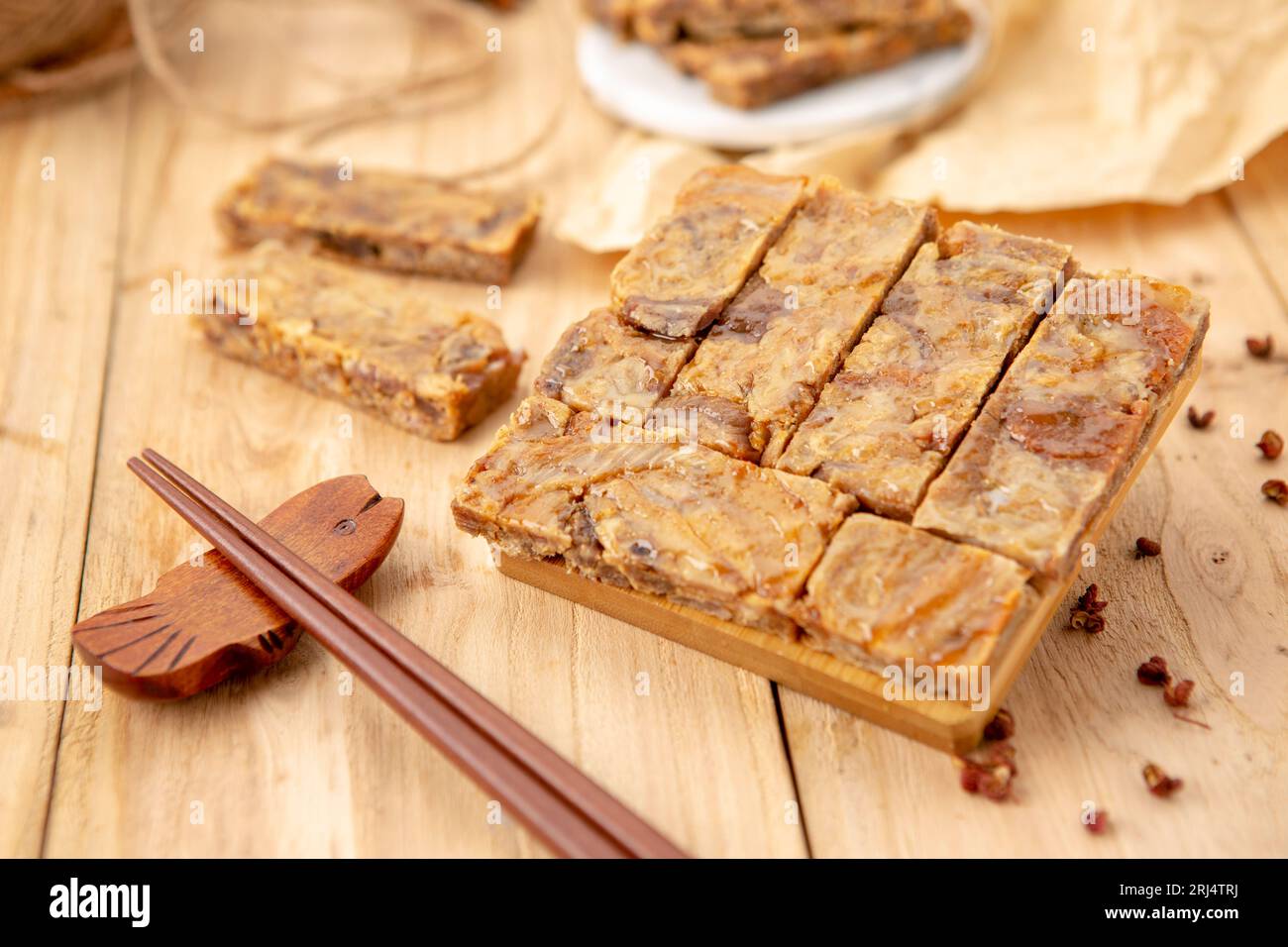 Crispy deep Fried Pork Lard Stock Photo Alamy