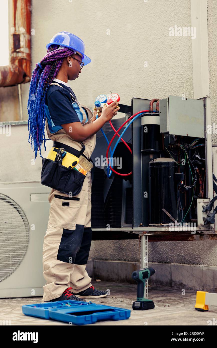 Qualified engineer commissioned by home owner for annual hvac system