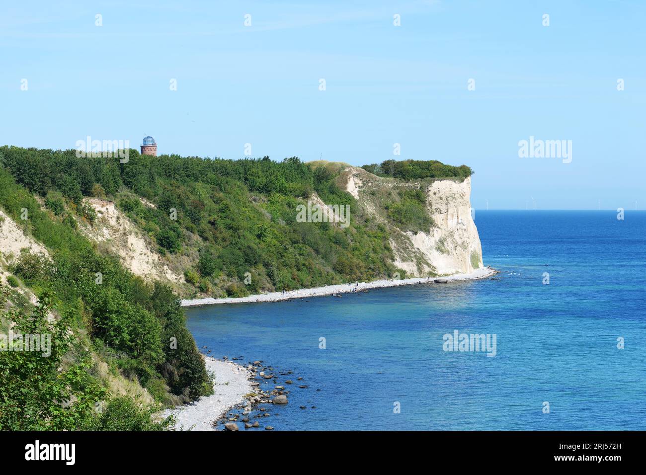 View of the cliffs of Cape Arkona the northernmost point of the Rügen