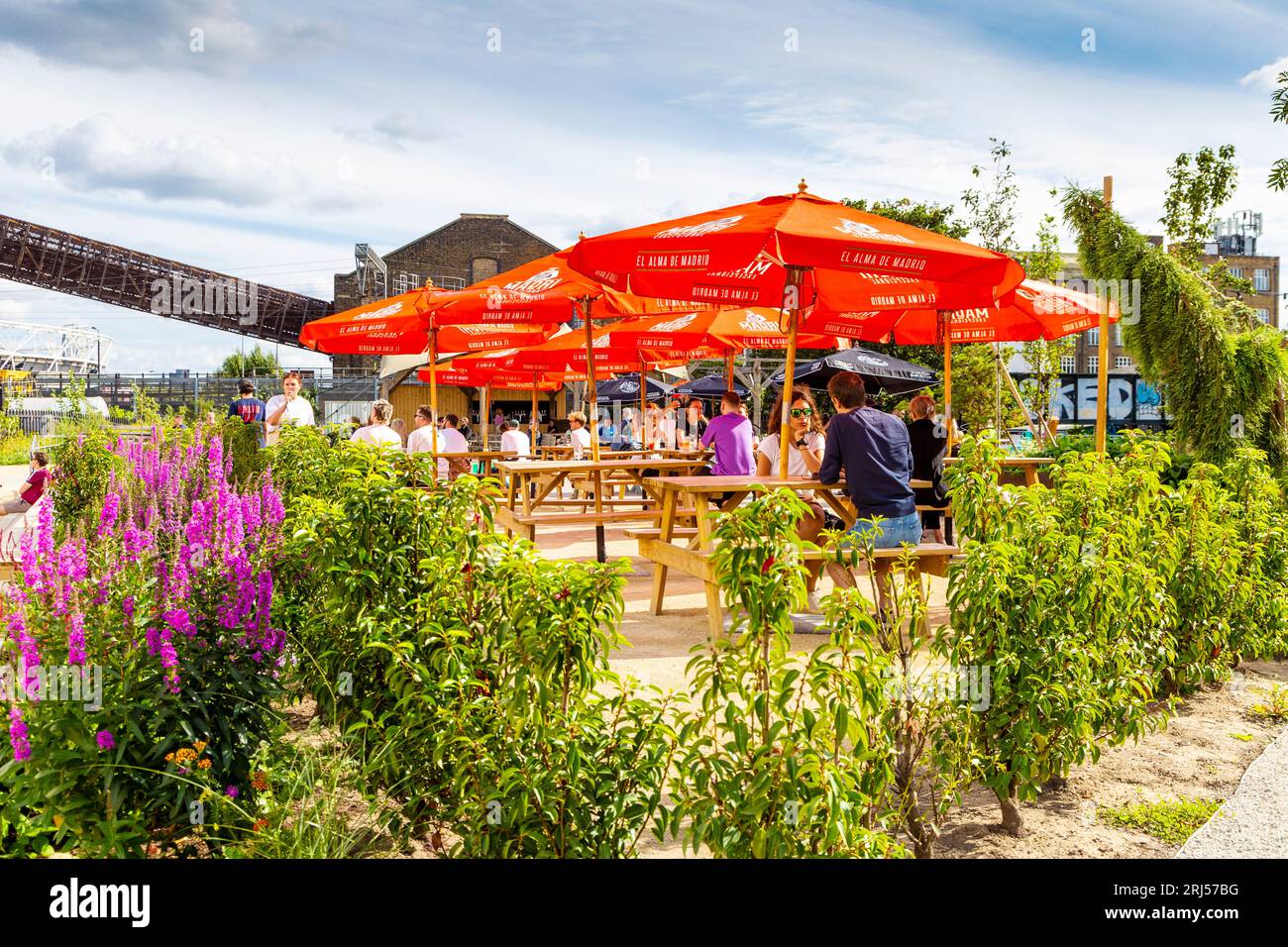 Hackney Bridge coworking space, retail complex and street food market