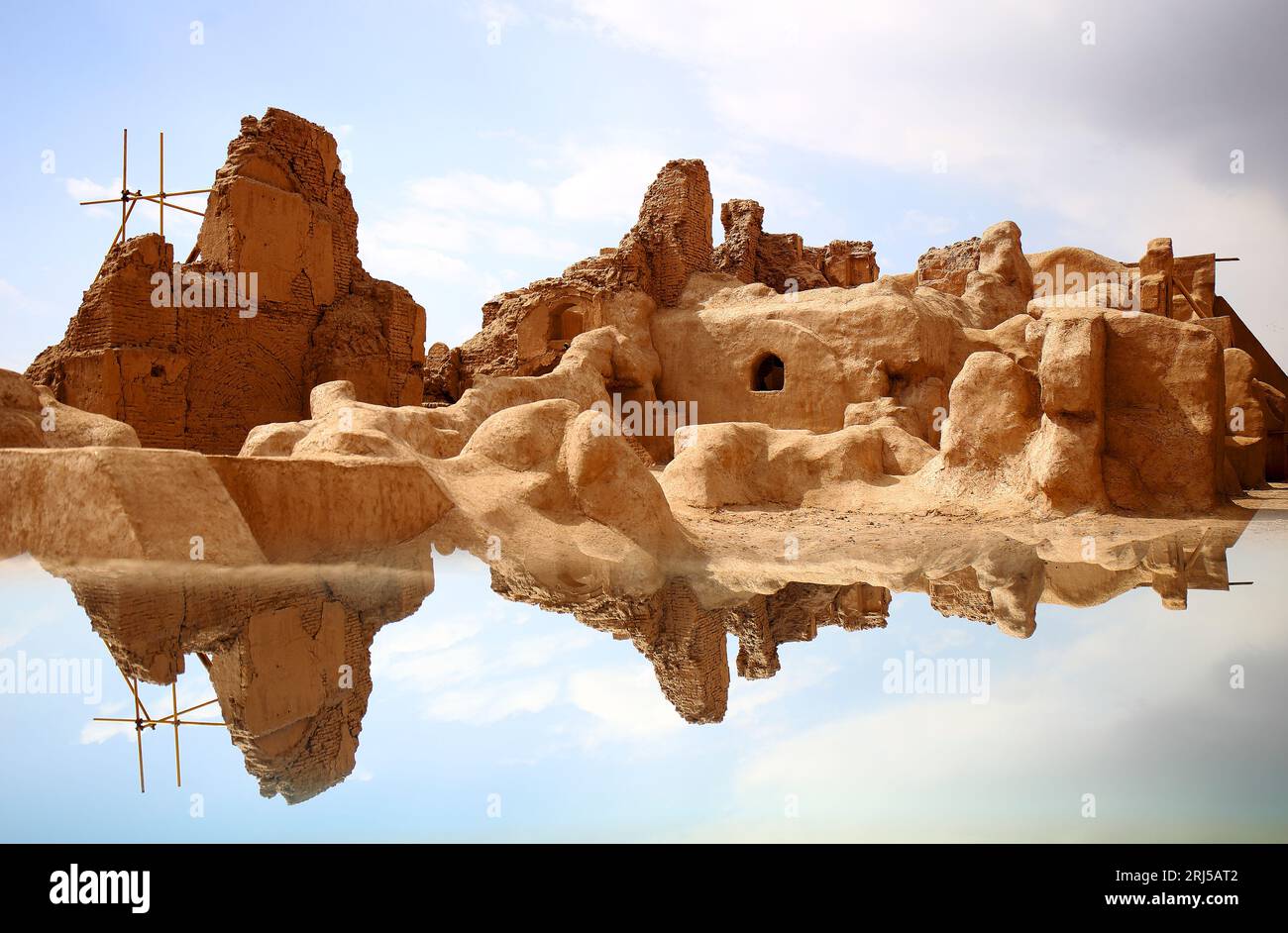 The old citadel of Arg-e Bam, Kerman Province, Iran. Stock Photo