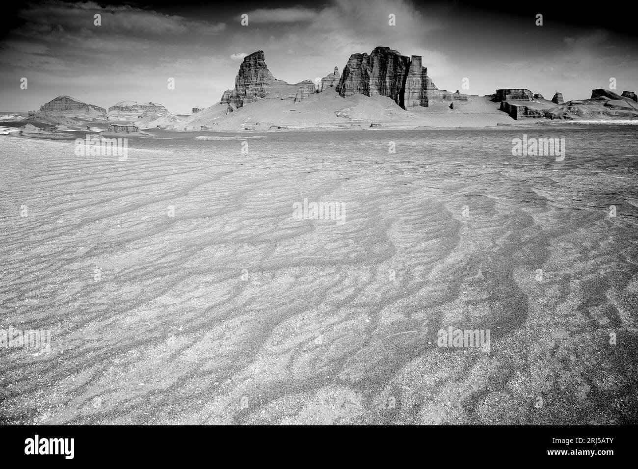 The Kaluts region of the Lut desert. The hottest place on earth. Iran