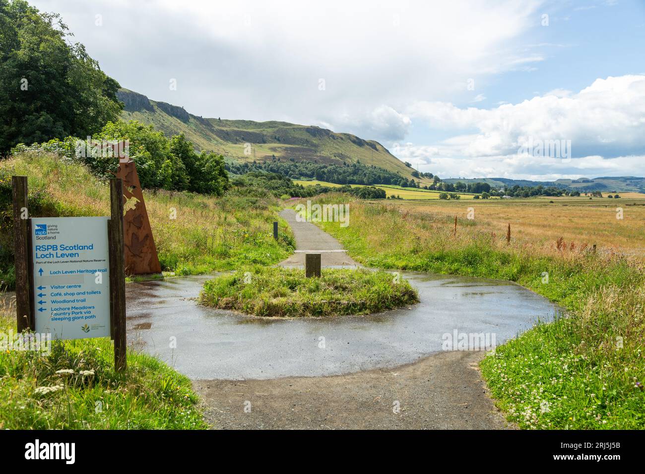 RSPB Loch Leven Nature Reserve, Perthshire & Kinross, Scotland Stock Photo