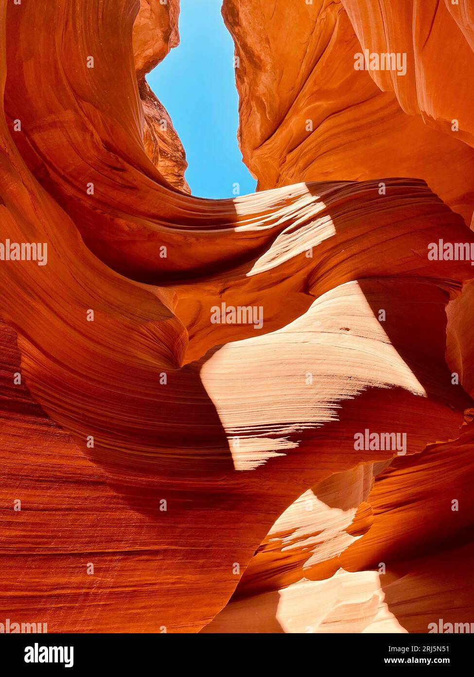 The Antelope Canyon sandstone formations in the …
