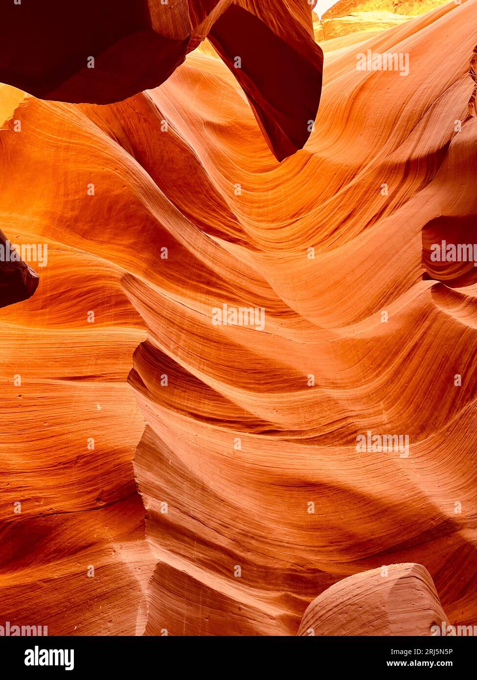 The Antelope Canyon sandstone formations in the …