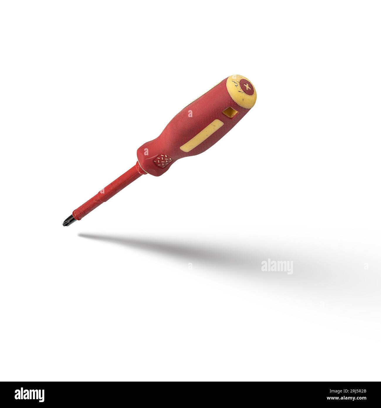 A screwdriver on a white background Stock Photo