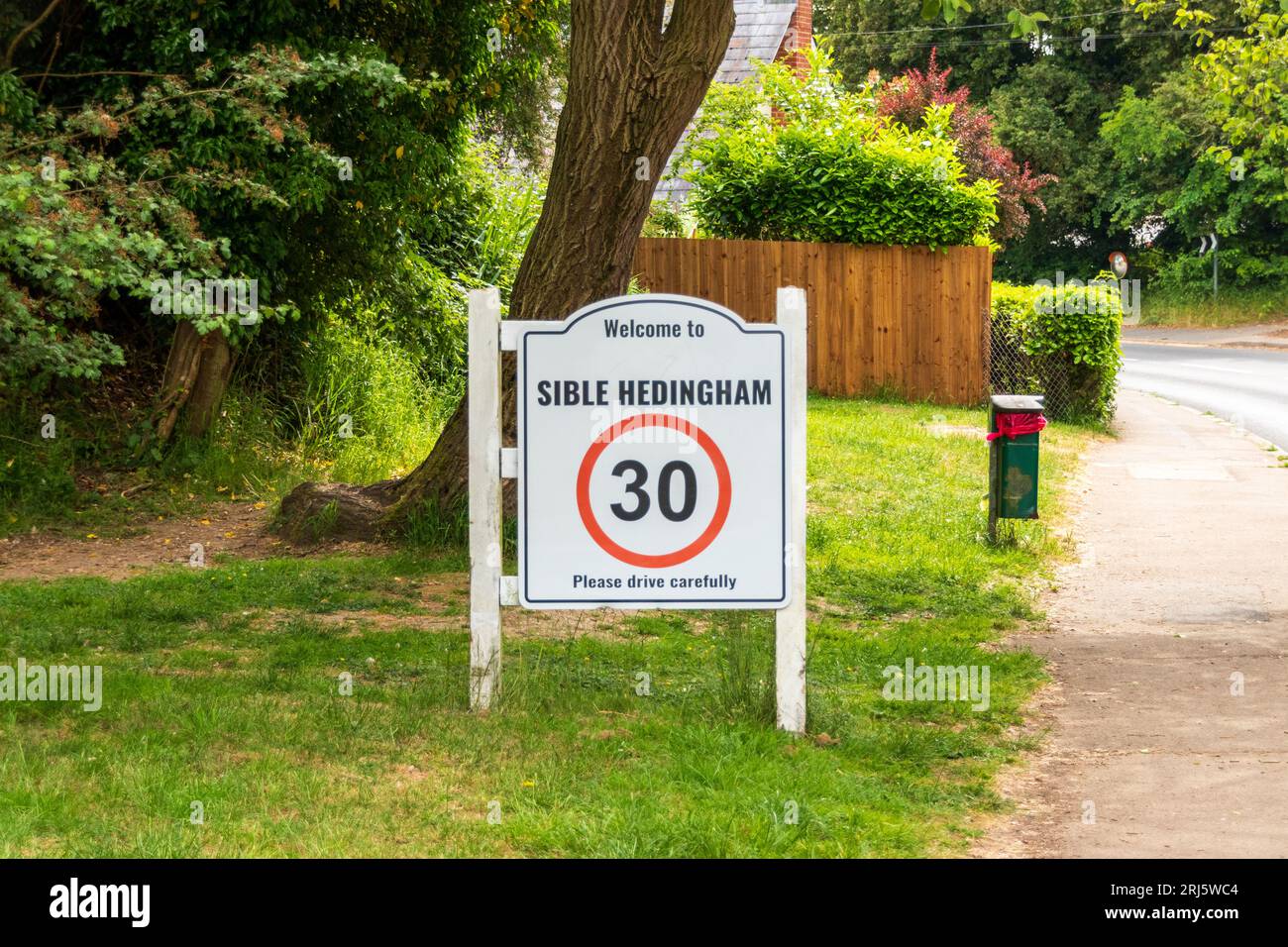 to Sible Hedingham Road Sign, Essex England UK Stock Photo Alamy