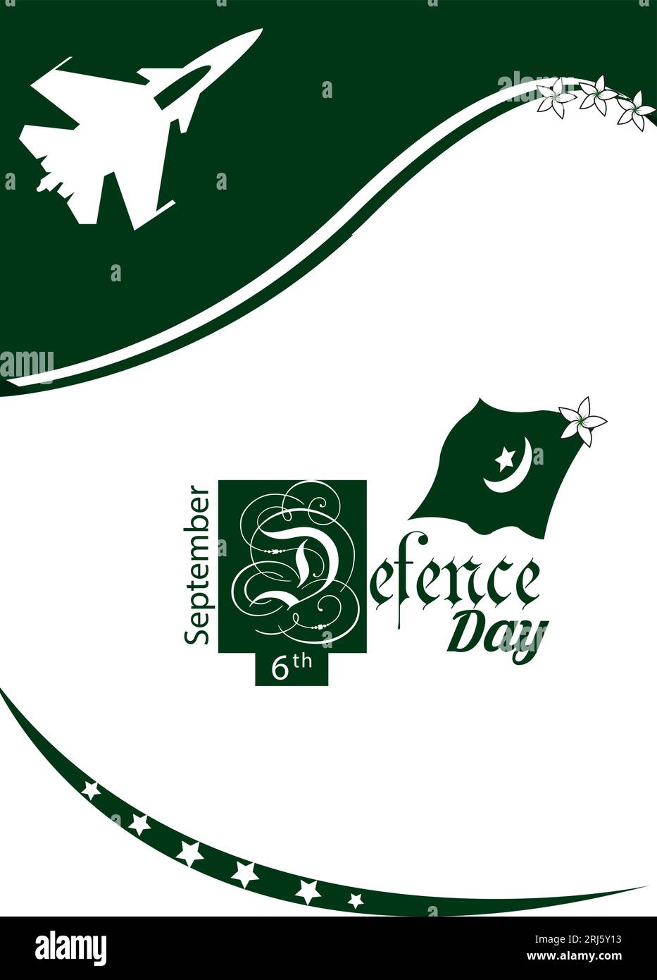 Defence day post Stock Vector