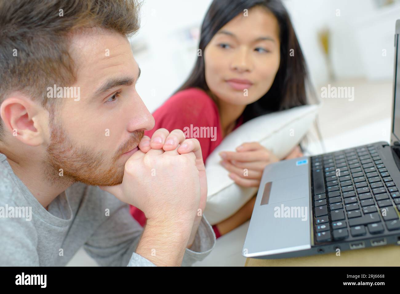 couple is feeling very emotional Stock Photo - Alamy