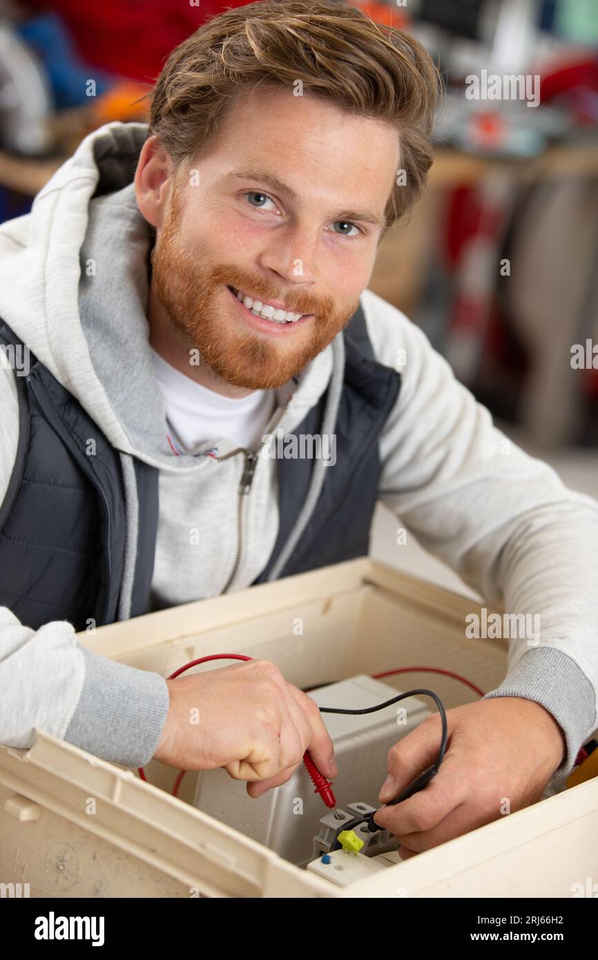 Electrical engineer working in substation hi-res stock photography and ...