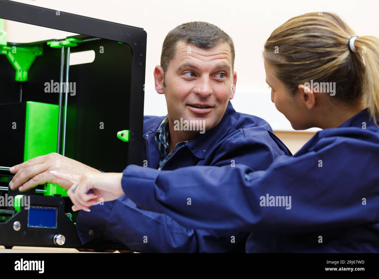 Team technicians brainstorming in hi-res stock photography and images ...