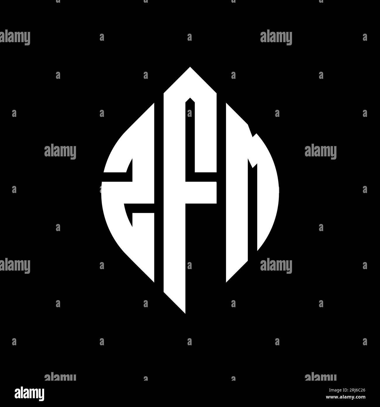 Zfm logo design hi-res stock photography and images - Alamy