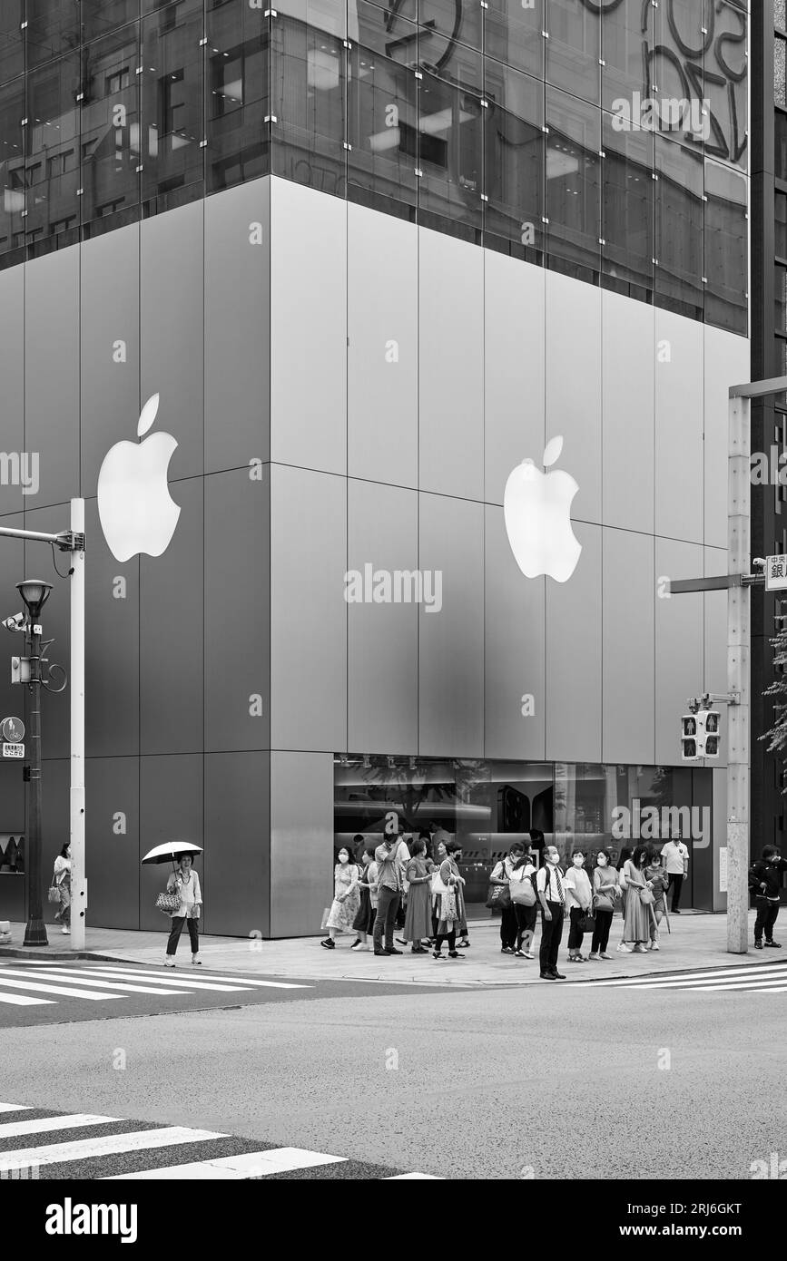 Apple Store Ginza, Tokyo, Japan Stock Photo Alamy