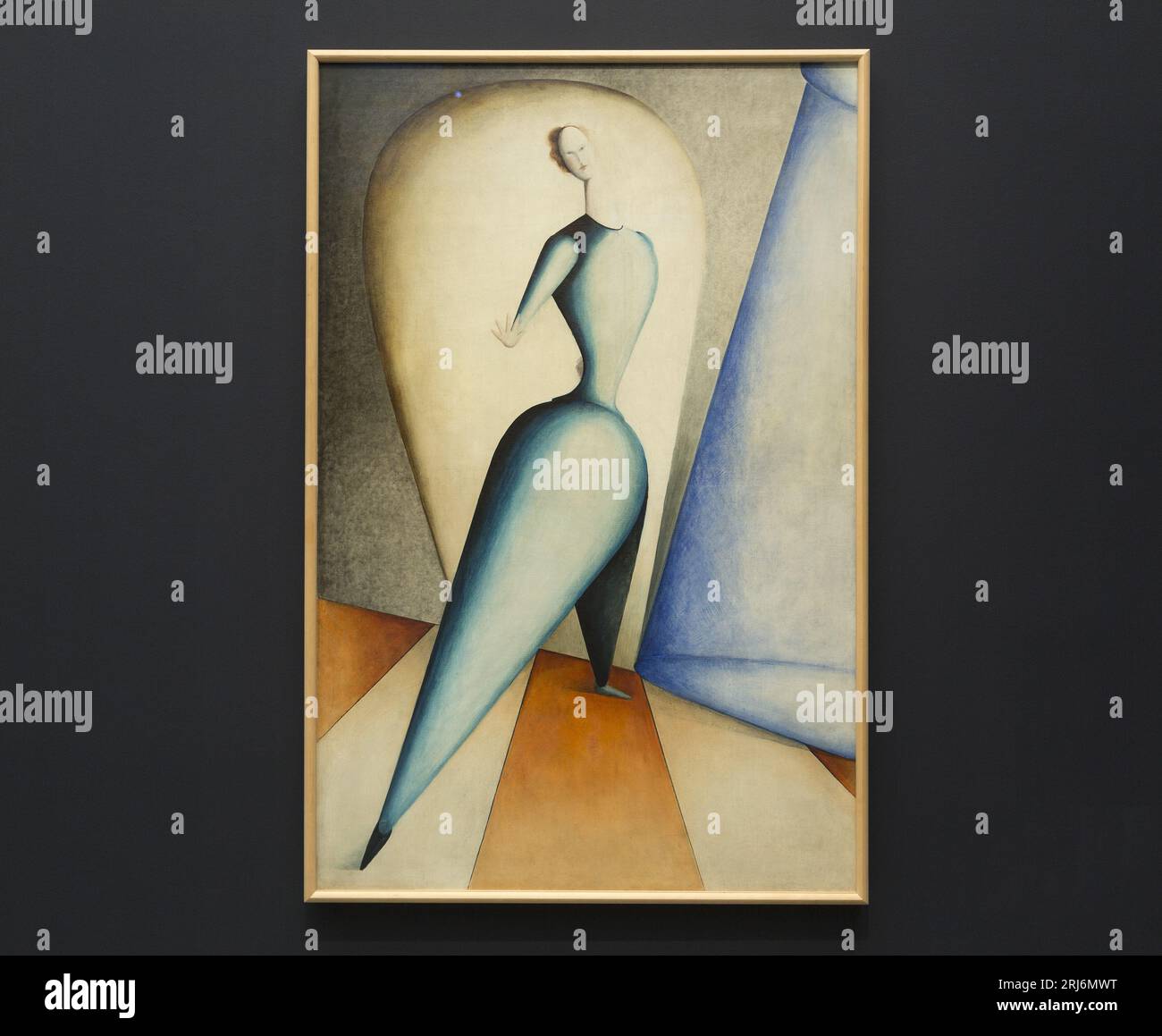 Oskar Schlemmer art in Pinakotheke der Moderne in Munich Stock Photo