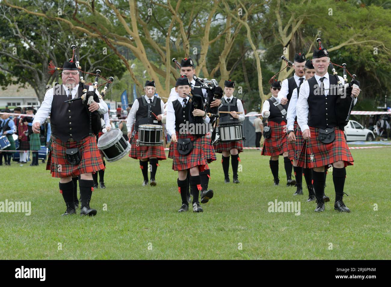 Scottish culture, Pietermaritzburg Caledonian pipes and drums band