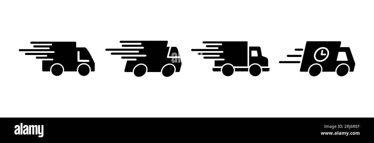 Delivery icon vector. Shipping fast delivery icon Stock Vector Image ...
