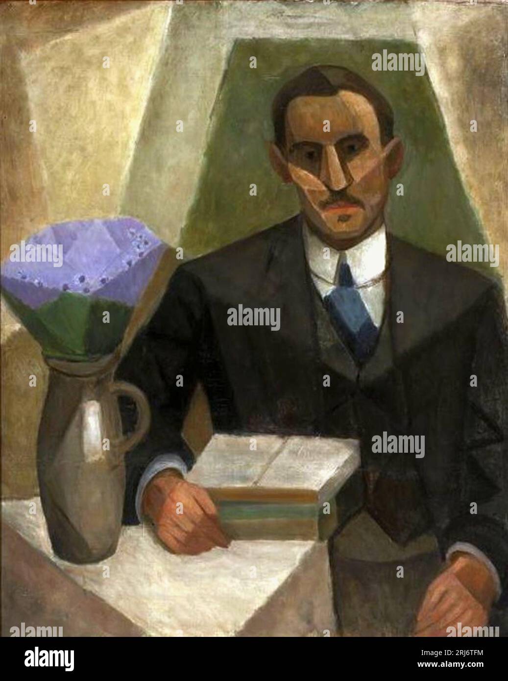 Portrait of Zygmunt Lubicz-Zaleski. circa 1913 by Tadeusz Makowski ...