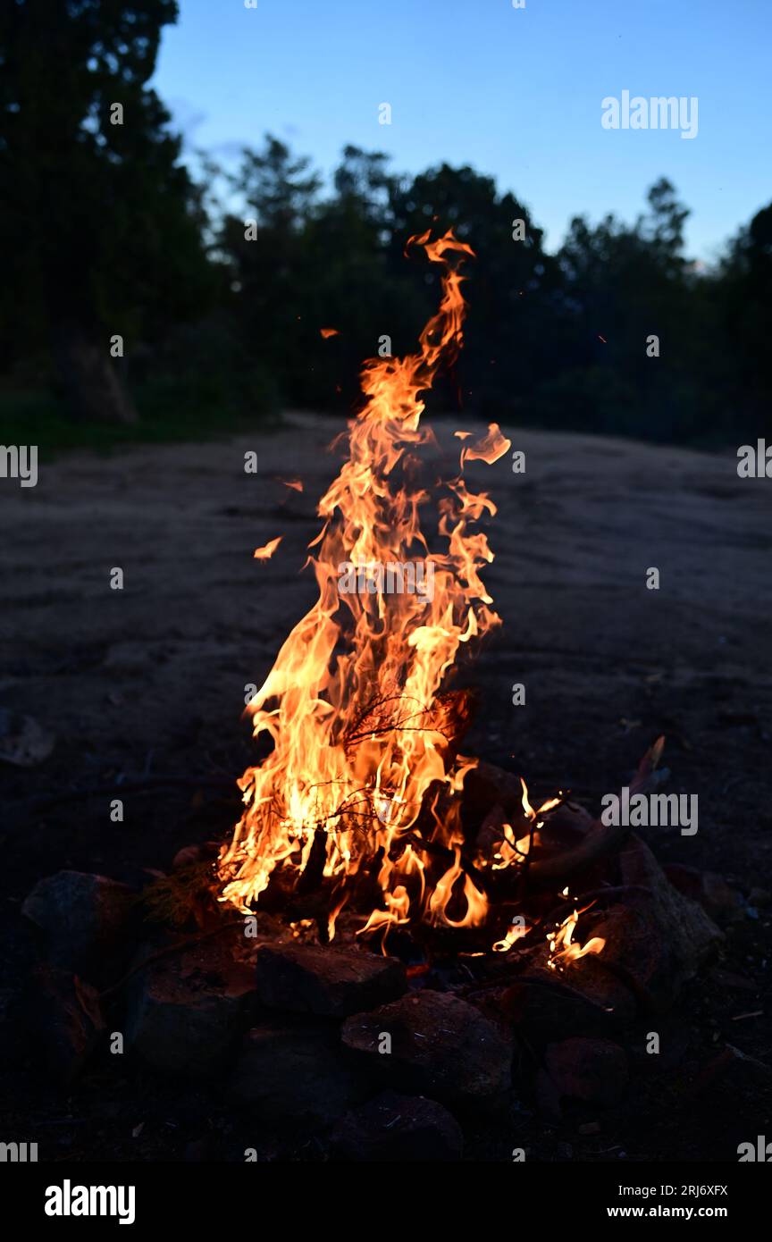 Fiery light from setting hi-res stock photography and images - Alamy