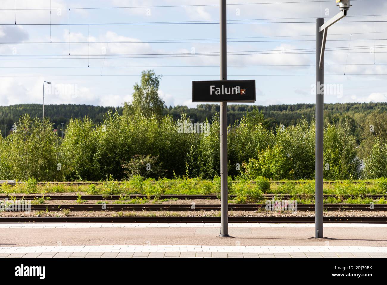 Falun central station, Falun, Sweden. Stock Photo