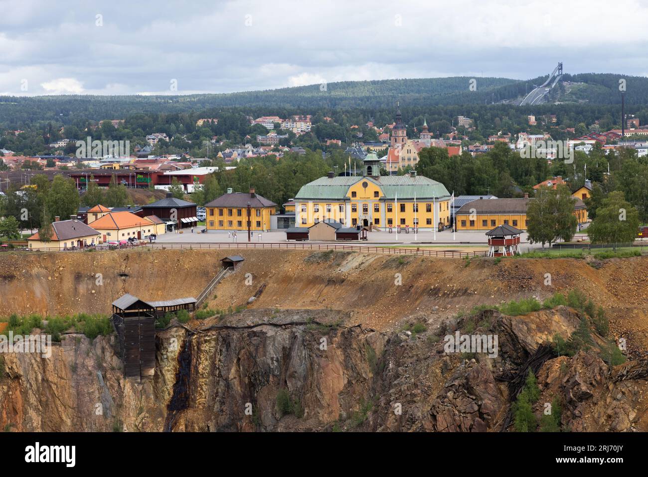 The World heritage Falun Mine, Falun, Sweden. In the picture The Mine