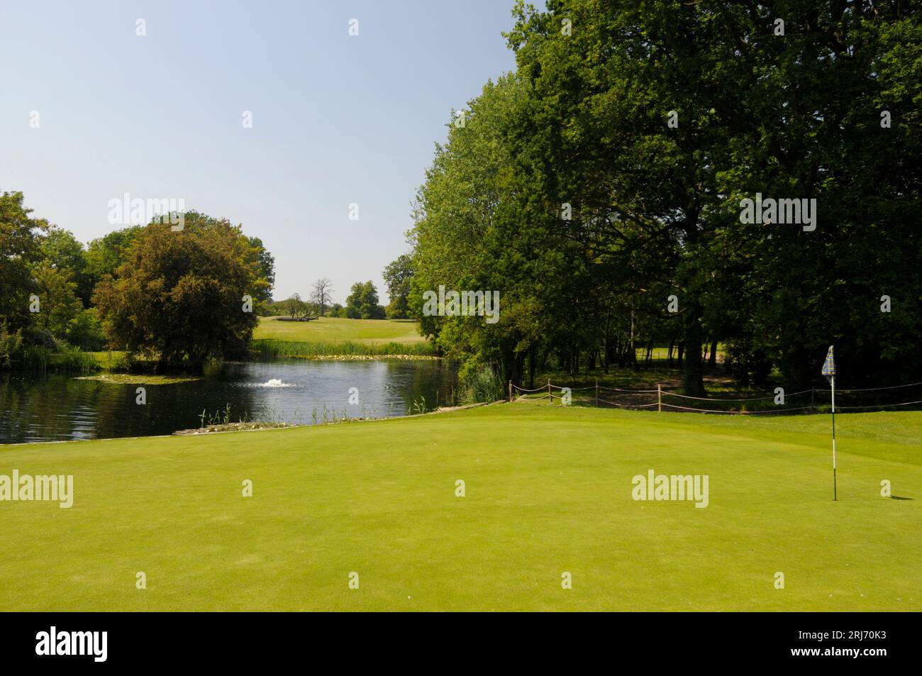 View over 8th Green to Lake and Fairway, Mardyke Valley Golf Club