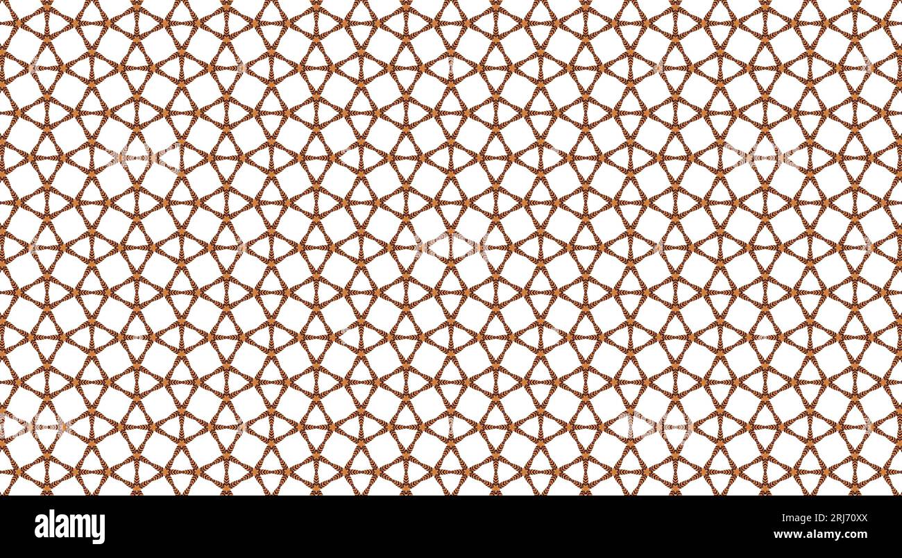 An illustration of a seamless brown-and-white graphic pattern pattern ...