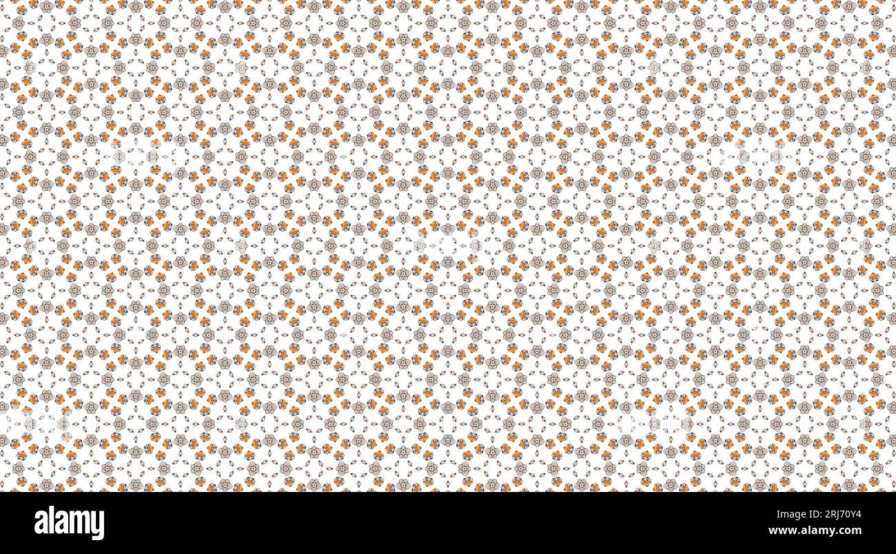 An illustration of a seamless brown-and-white graphic pattern pattern ...